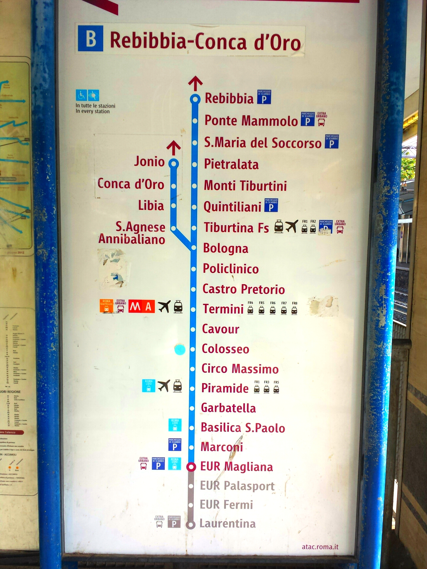 Transportes em Roma - metrô