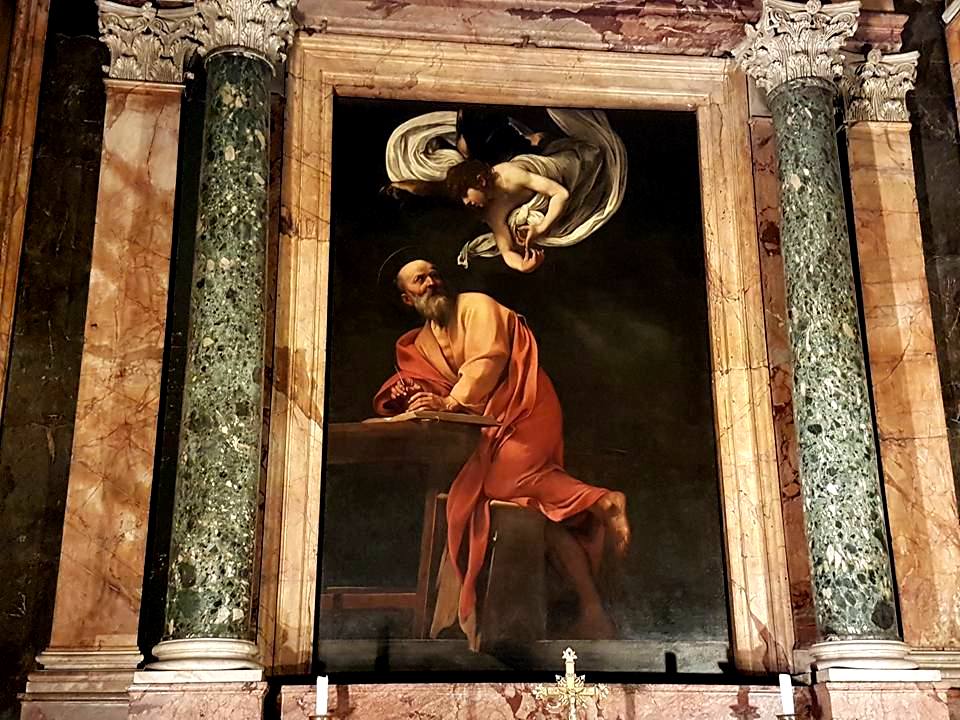 Caravaggio em Roma - Mateo e l'Angelo - Blog Vou pra Roma