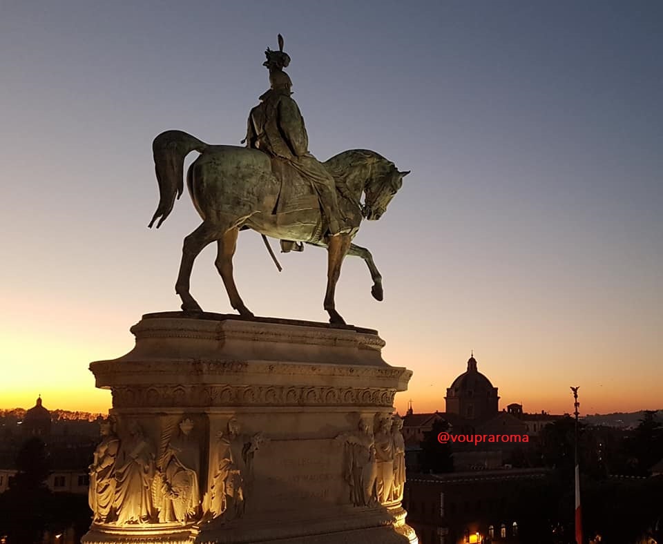 Os horários do Nascer e Pôr do Sol em Roma