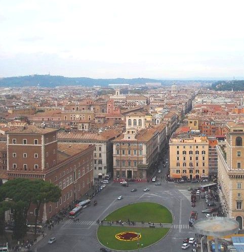 Vittoriano - vista do terraço - blog VoupraRoma