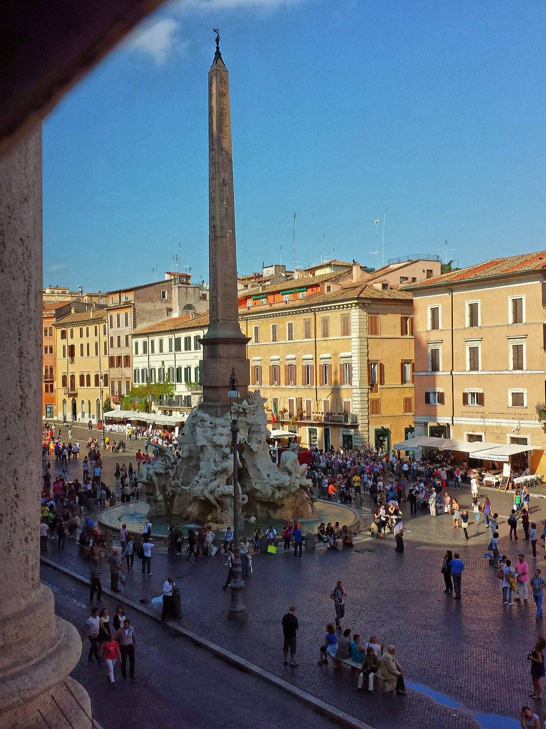 Embaixada do Brasil em Roma - Vista Piazza Navona - Blog Vou pra Roma