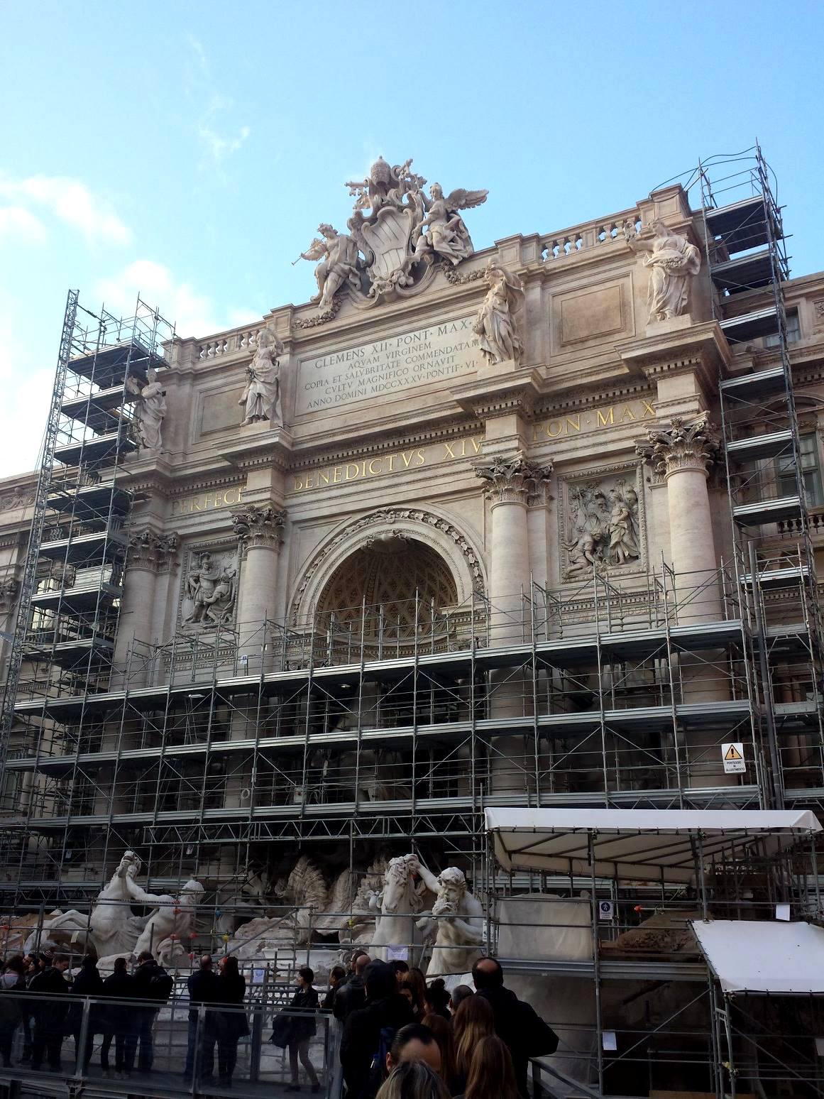 Fontana di Trevi em Restauração - VoupraRoma