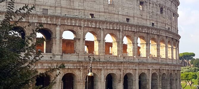 Chegando em Roma…
