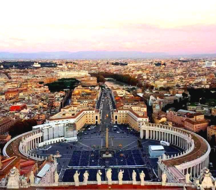 Vista da Cupula da Basilica de São Pedro - Blog Vou pra Roma