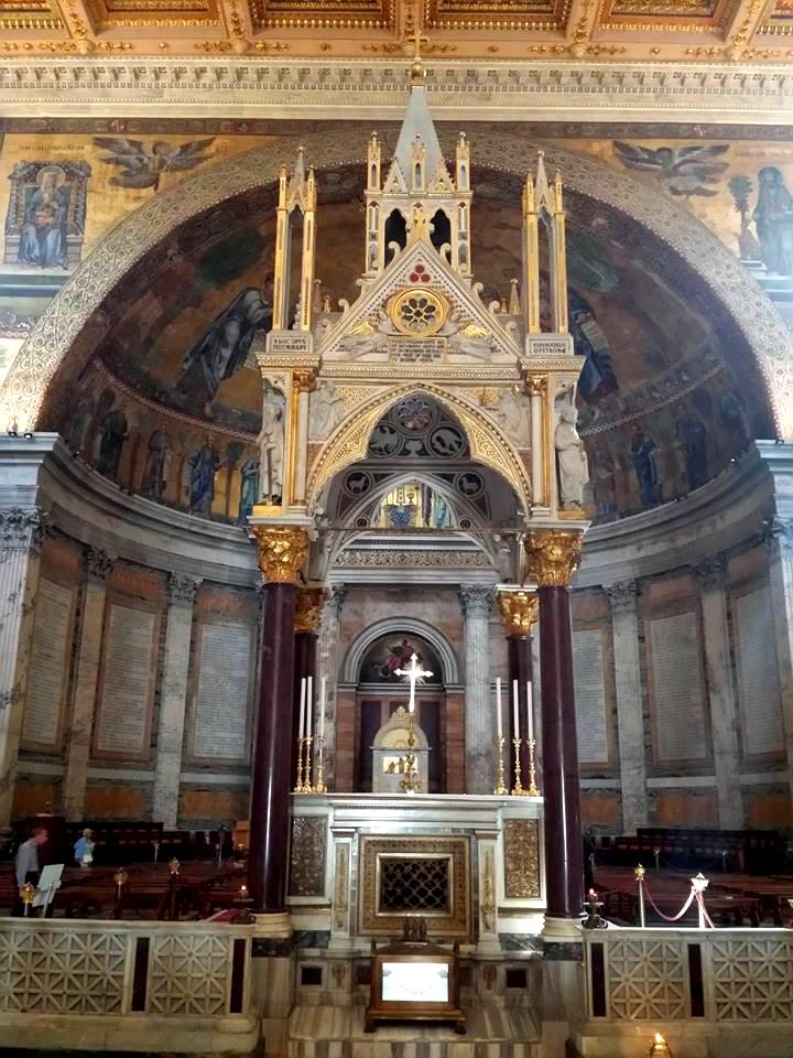 BALDAQUINO GÓTICO BASILICA DI SAN PAOLO 