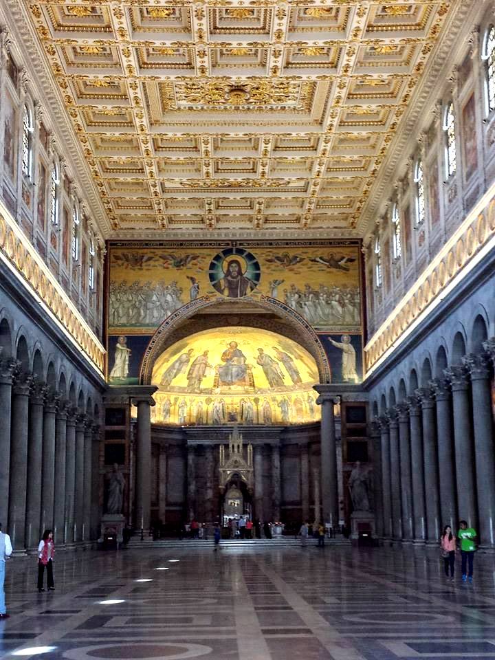 PARTE CENTRAL DA BASILICA DI SAN PAOLO 