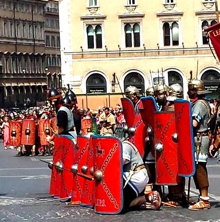 LEGIÃO DE SOLDADOS ANIVERSÁRIO DE ROMA