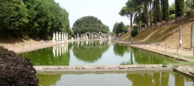 Villa Adriana em Tivoli, perto de Roma