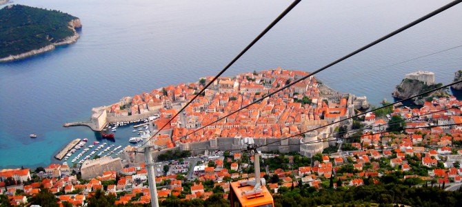 Dubrovnik um lugar incrível, perto de Roma.