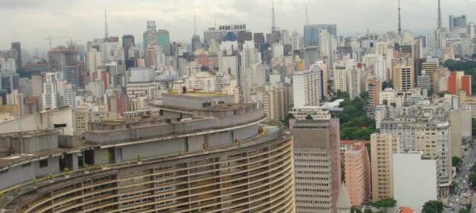 Um turista em São Paulo