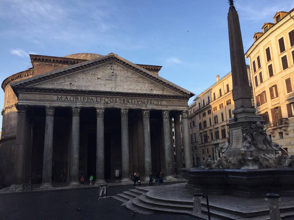 Pantheon logo cedo- Roma - Blog Vou pra Roma