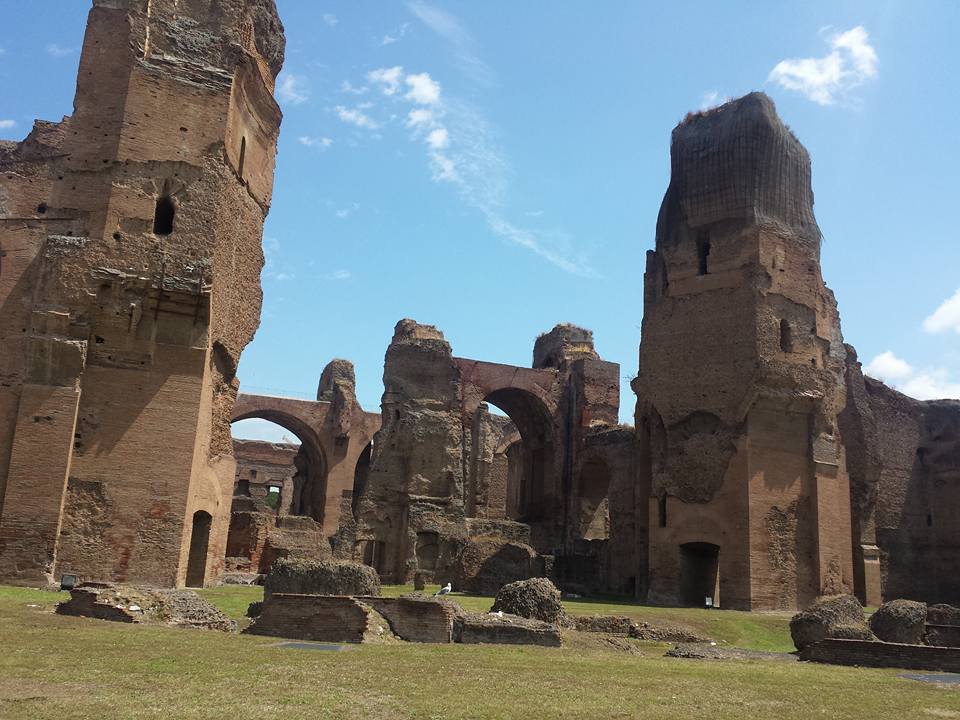 Verão em Roma -Termas de Caracalla - Vou pra Roma