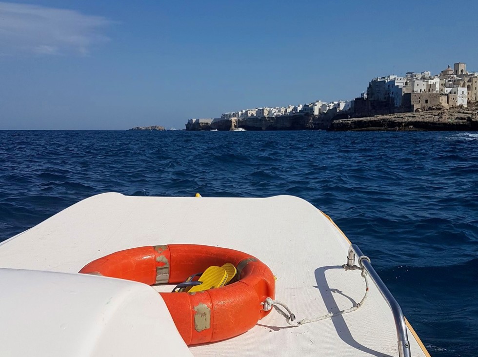 passeio de pedalo - Polignano a Mare - Puglia - Blog Vou pra Roma