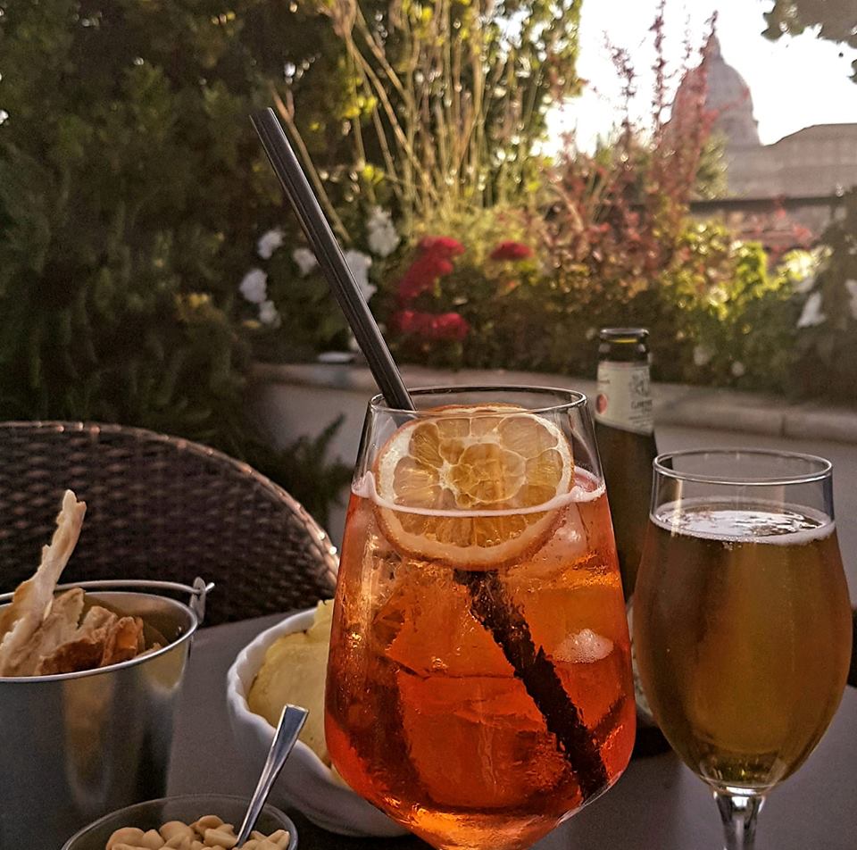 Aperitivo com Vista panorâmica em Roma - Aperol Spritz